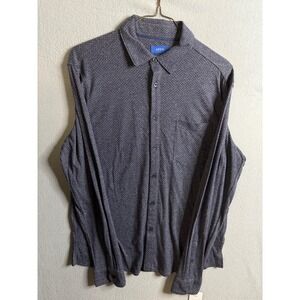 Apt 9 Button Up Men's Large Premier Flex Untucked Fit‎ Long Sleeve NWT